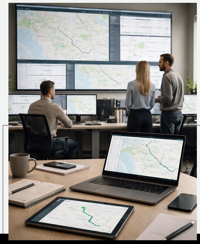 Трекинг грузов и Fleet Management, мониторинг автопарка в Санкте-Петербурге