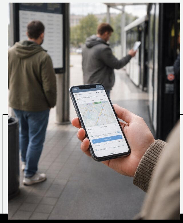 Мобильное приложение для пассажиров в Санкте-Петербурге с оплатой и расписанием